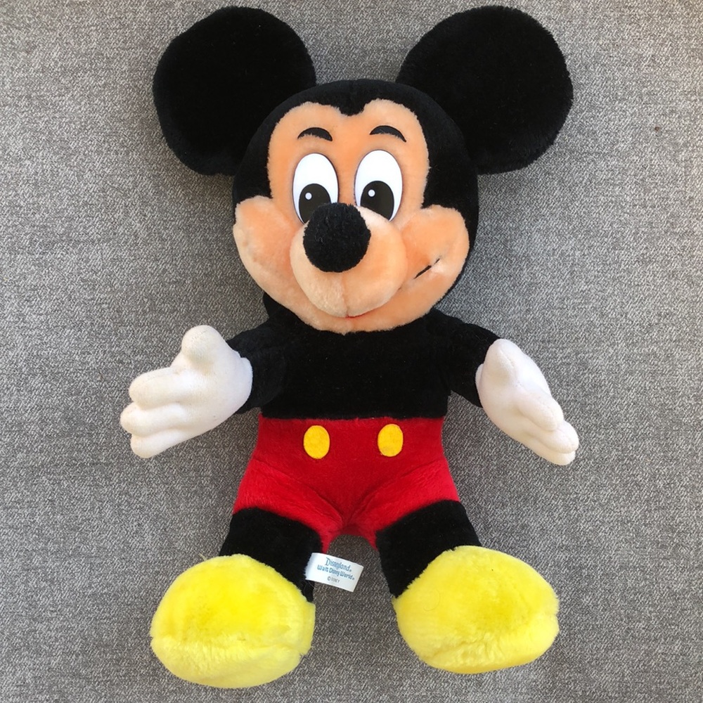 Vintage 80’s DISNEYLAND - MICKEY MOUSE Stuffed Toy
